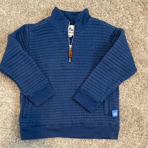 Southbound Boys size 6 dark blue quarter zip